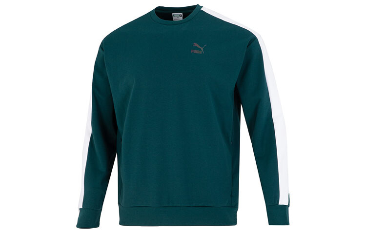 

Толстовка унисекс павлинье-зеленая Puma, зеленый