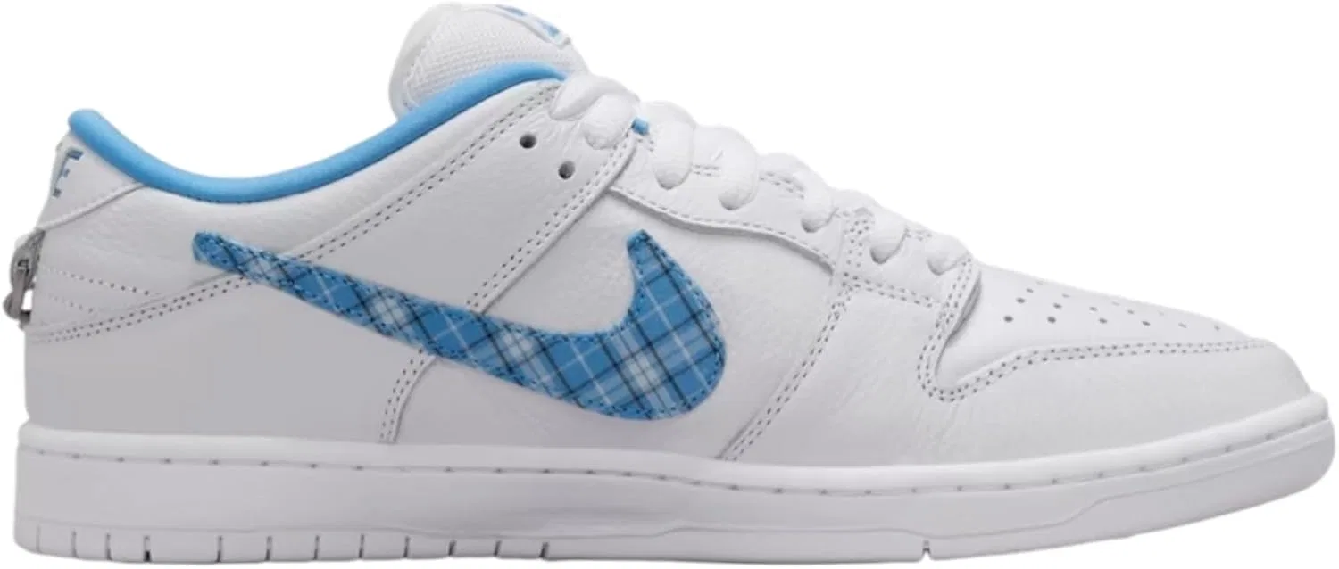 Кроссовки Nike Dunk Low Retro, White/University Blue/White/Midnight Navy/Pure Platinum — фото 2