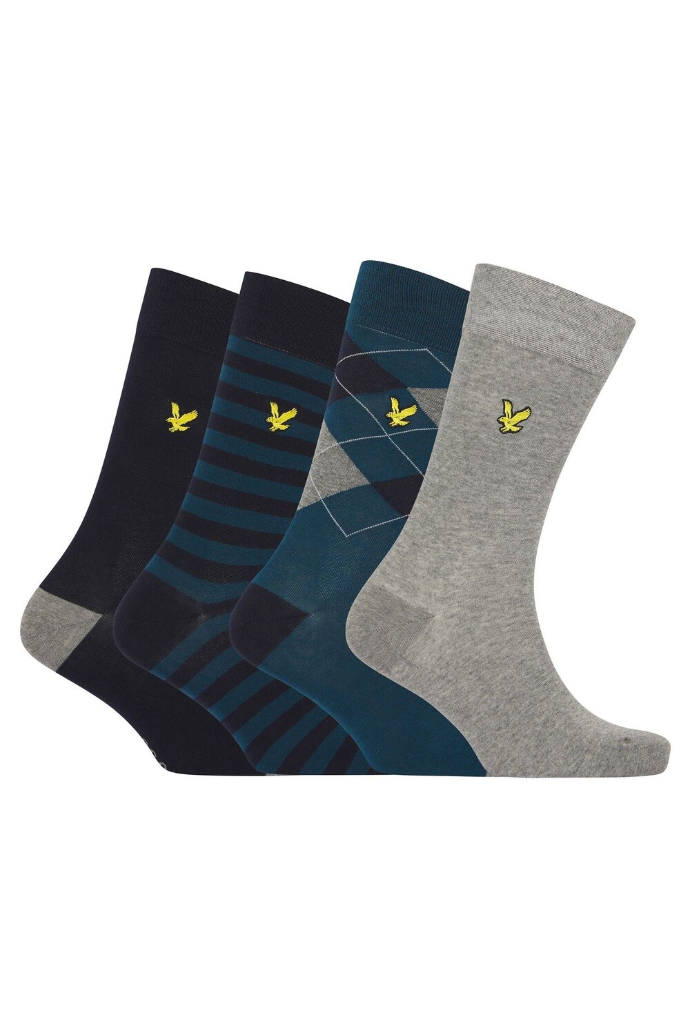 

Носки Авраама подарочная коробка 4 шт Lyle & Scott, синий
