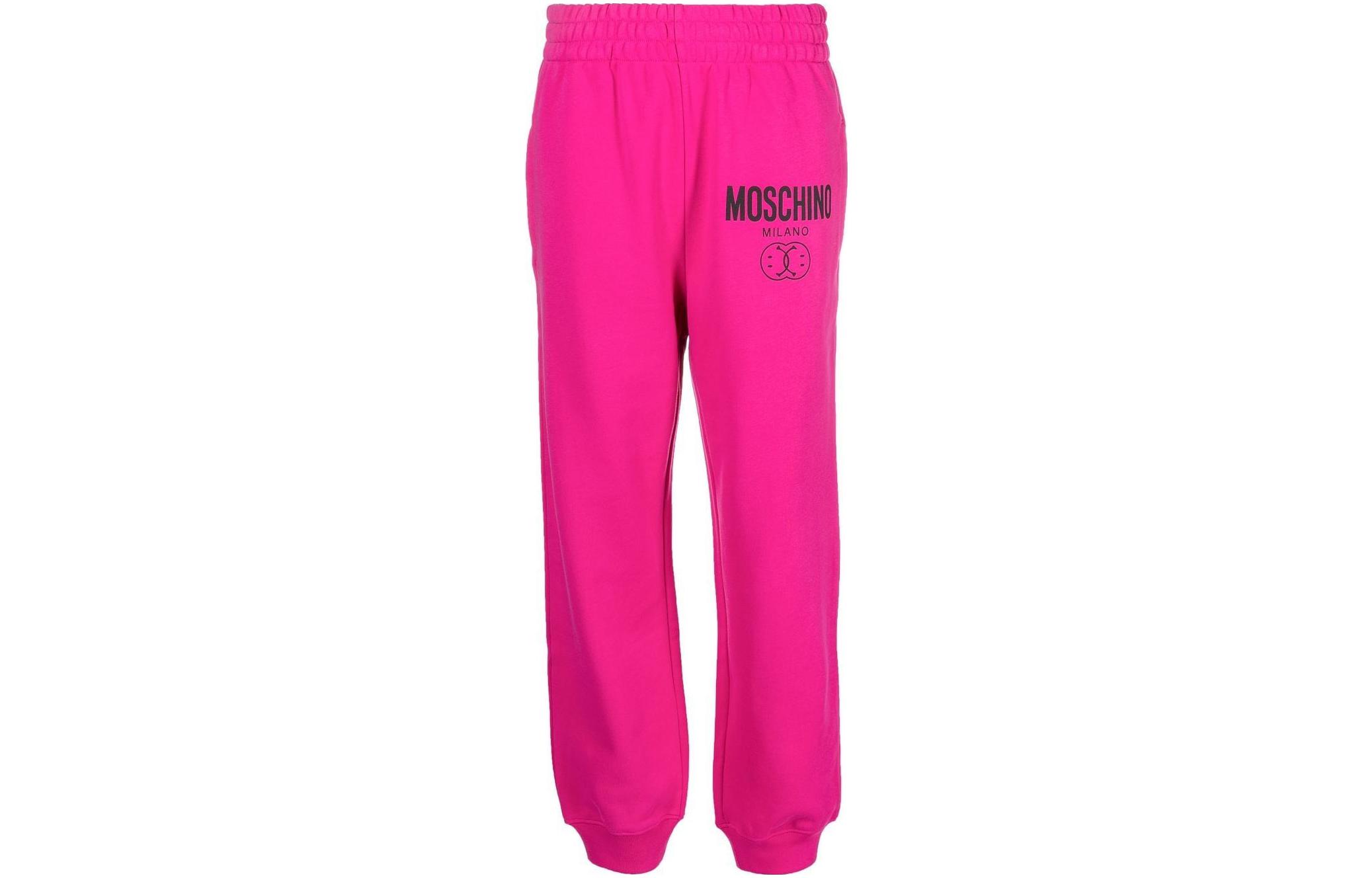 

Спортивные брюки с логотипом Moschino, фуксия