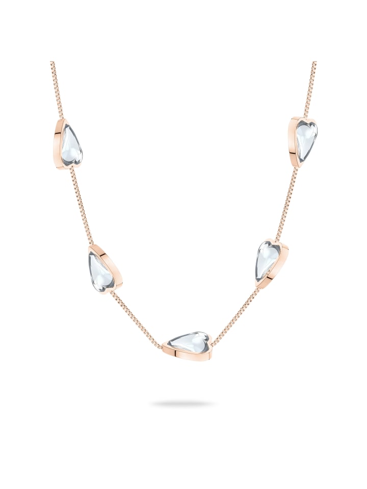 

LIEBESKIND BERLIN Колье «Стеклянное сердце» из розового золота