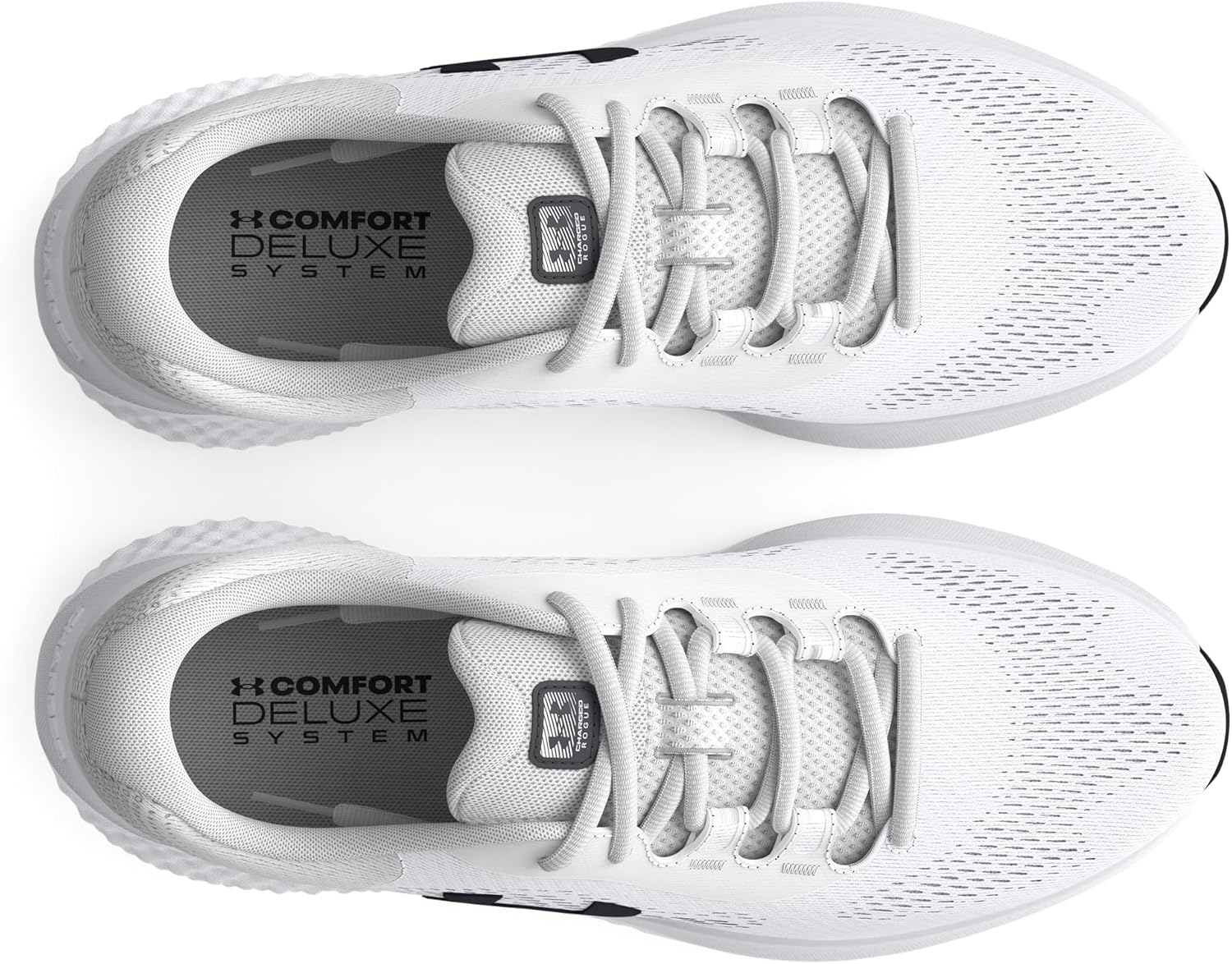 Мужские кроссовки Under Armour Charged Rogue 4, белый/черный — фото 2