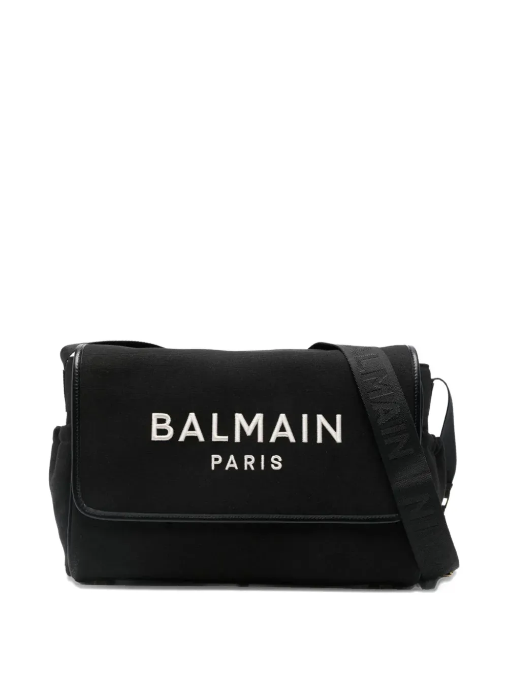 

Сумка с логотипным ремнем Balmain Kids, черный