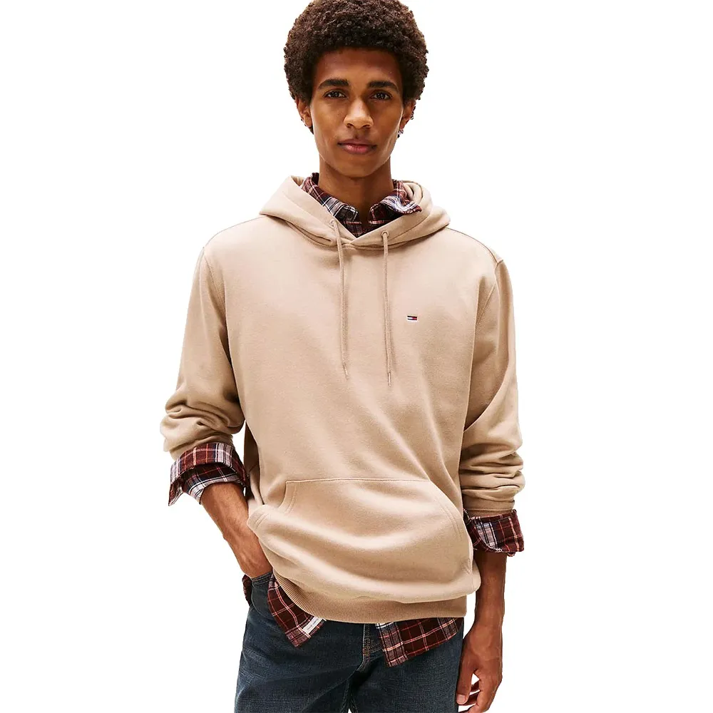 

Худи Tommy Jeans Flag Regular Fit, бежевый