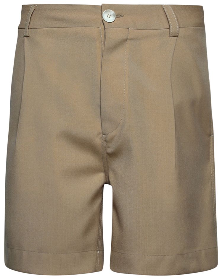 

Шорты Marni Wool Bermuda Shorts 'Dijon', загар