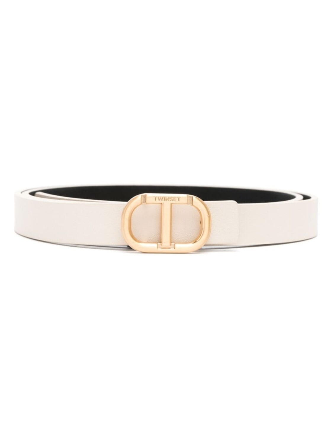 

Ремень с пряжкой Oval T TWINSET, нейтральный цвет