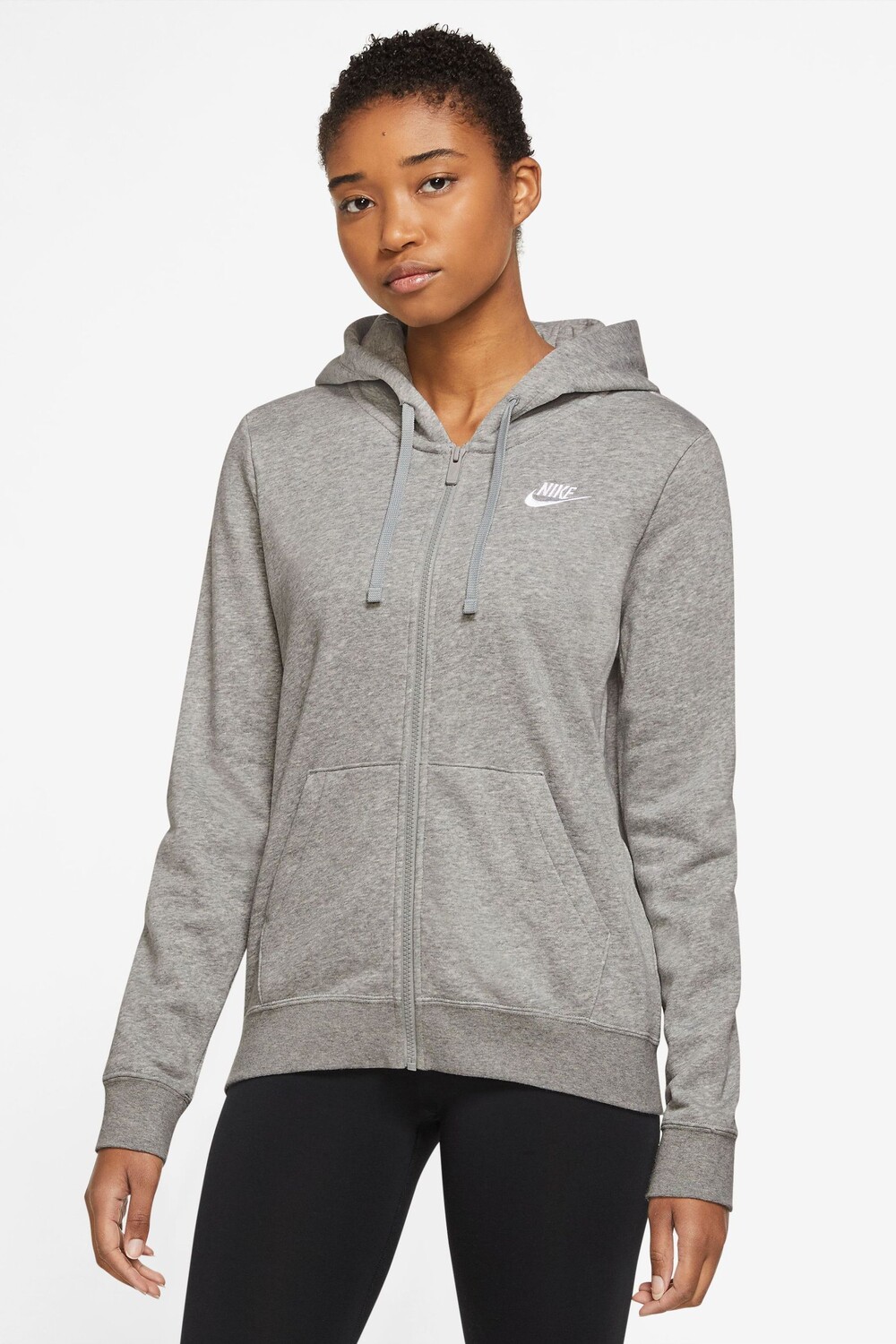 

Клубная толстовка на молнии Nike, серый