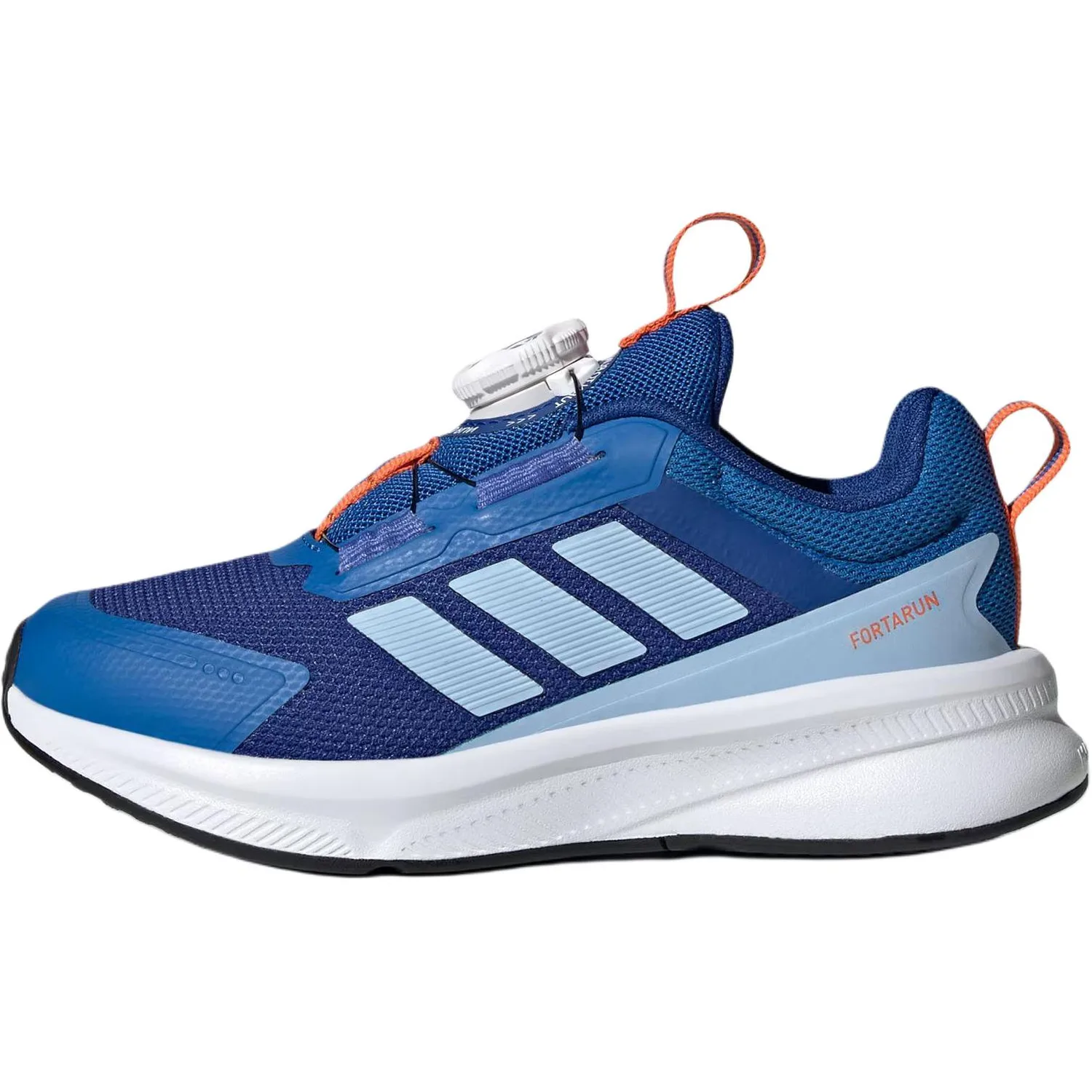 Adidas Детские кроссовки FORTARUN 4.0 низкие, устойчивые к истиранию, royal blue/bright light blue/air force blue