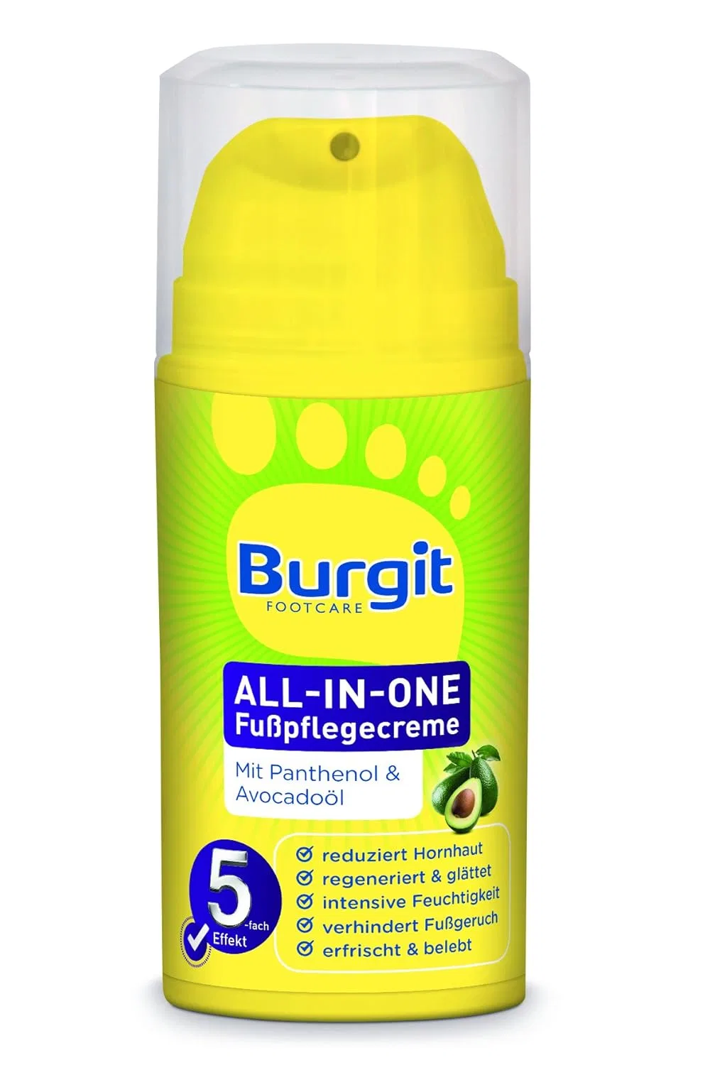 Крем для ног Burgit All-in-One (100 г) Burgit, White