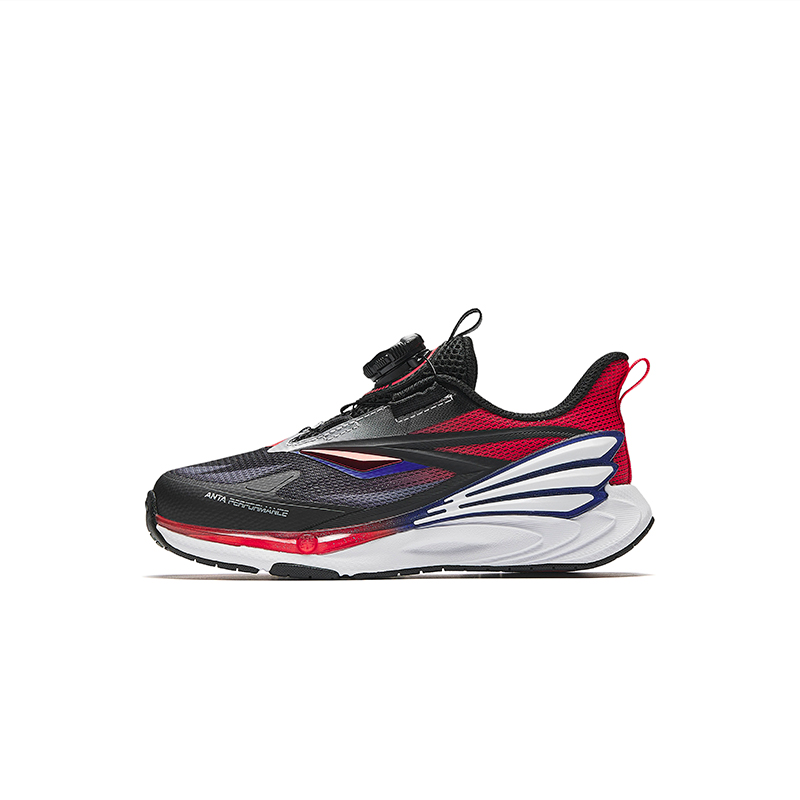 

Детские кроссовки Flying Knight Low Top для детей 3–7 лет Antakids, черный/красный/серебряный