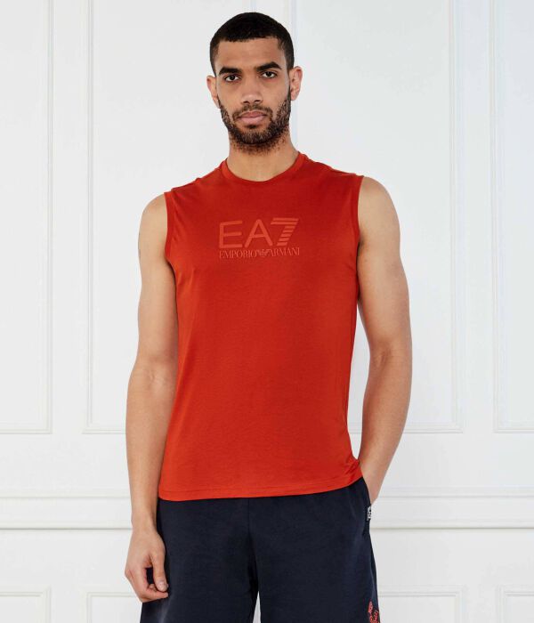 

Майка Regular fit Ea7, оранжевый