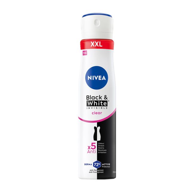 

Невидимый черно-белый женский дезодорант Nivea, 250 мл