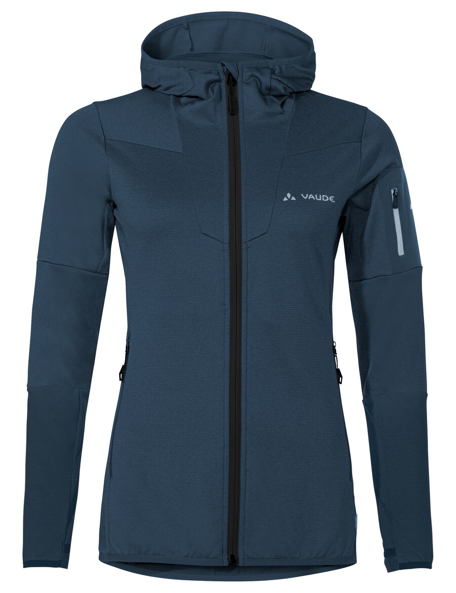 

Спортивная флисовая куртка VAUDE Monviso, цвет Pastel blue/Dark blue