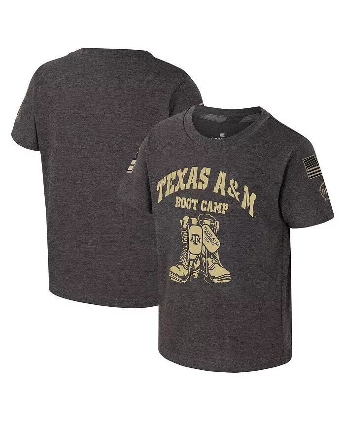 

Футболка Boot Camp A&M Aggies OHT в стиле милитари для мальчиков и девочек, угольный цвет Colosseum