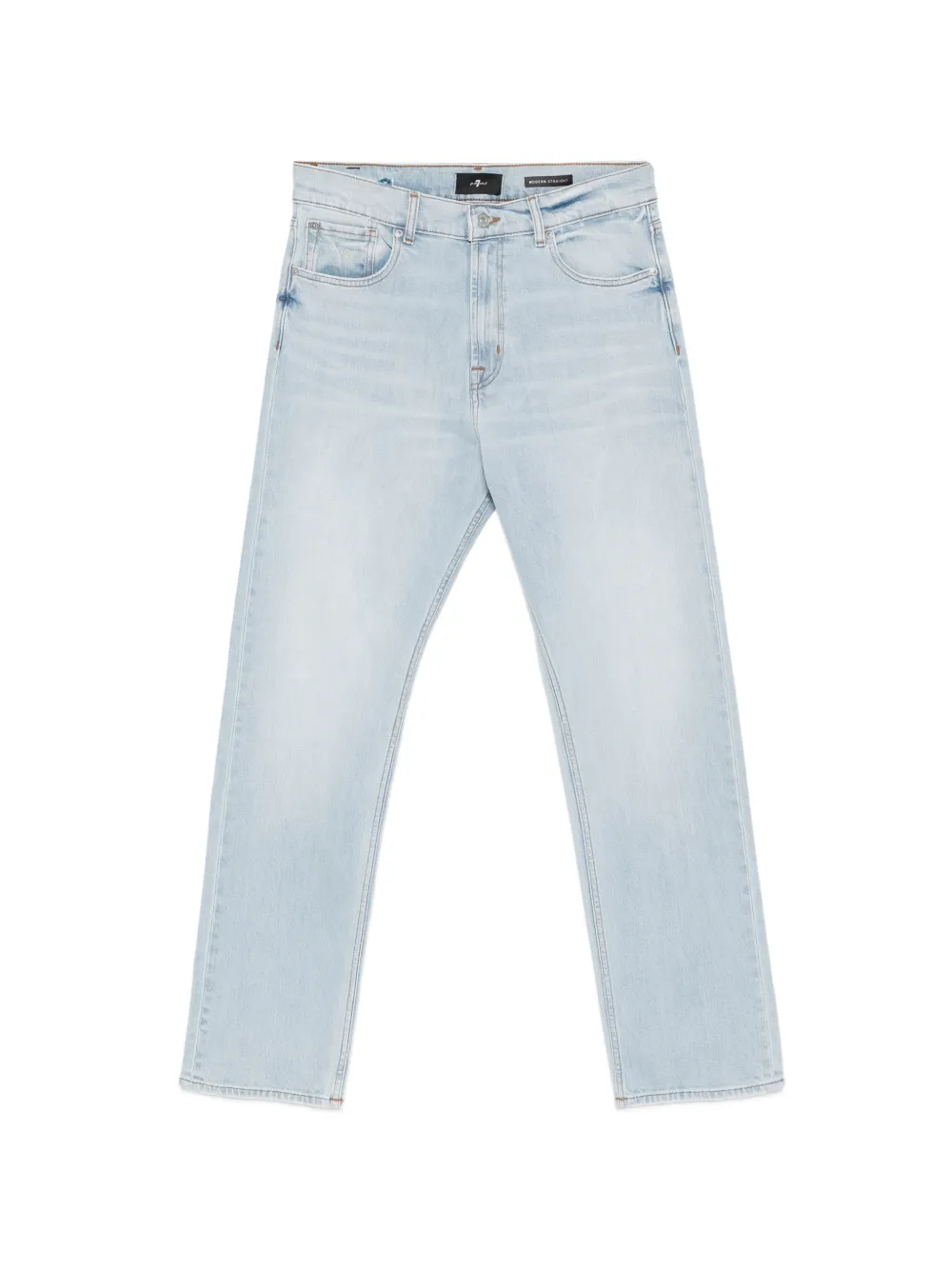 

Джинсы прямого кроя на молнии 7 For All Mankind, синий