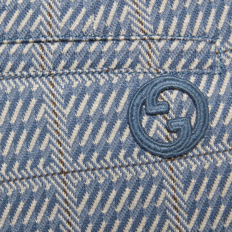 Дети Шорты Gucci, синий — фото 4