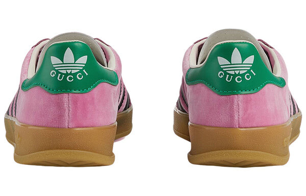 Кроссовки adidas x gazelle 'pink purple green' Gucci, розовый — фото 4