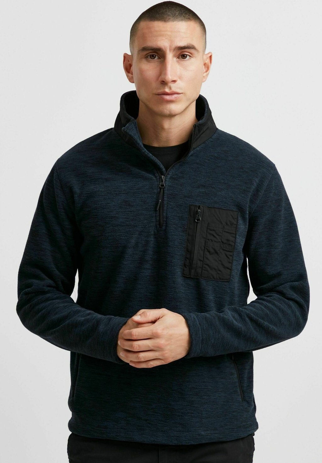 

Свитер флисовый IDWIMORT INDICODE JEANS, цвет navy mix