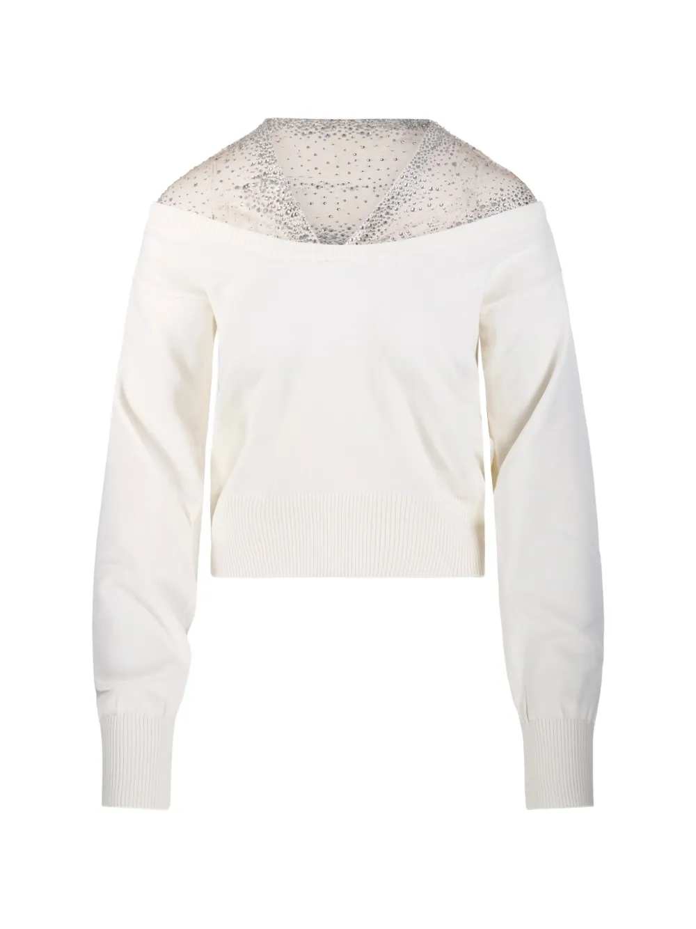 

Декорированный свитер Giuseppe Di Morabito, белый