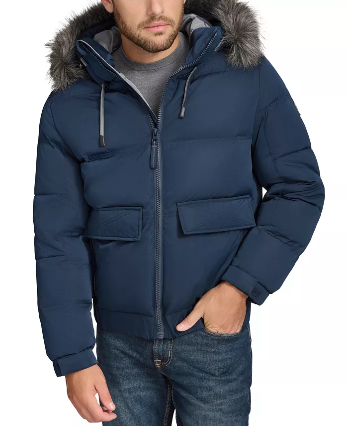 

Мужская утепленная куртка Lithgow Marc New York, синий