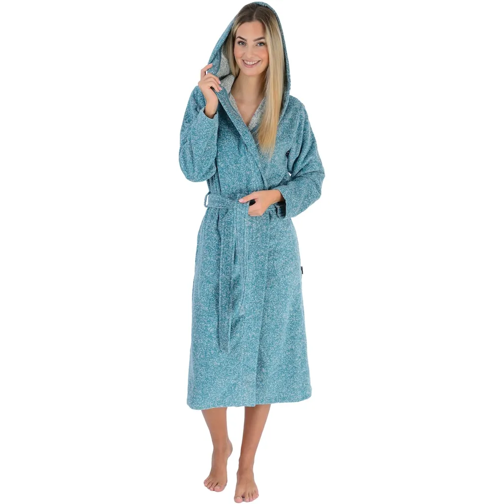 

Женский махровый халат 4630, 1 шт., уютно мягкий Wewo Fashion, Ocean