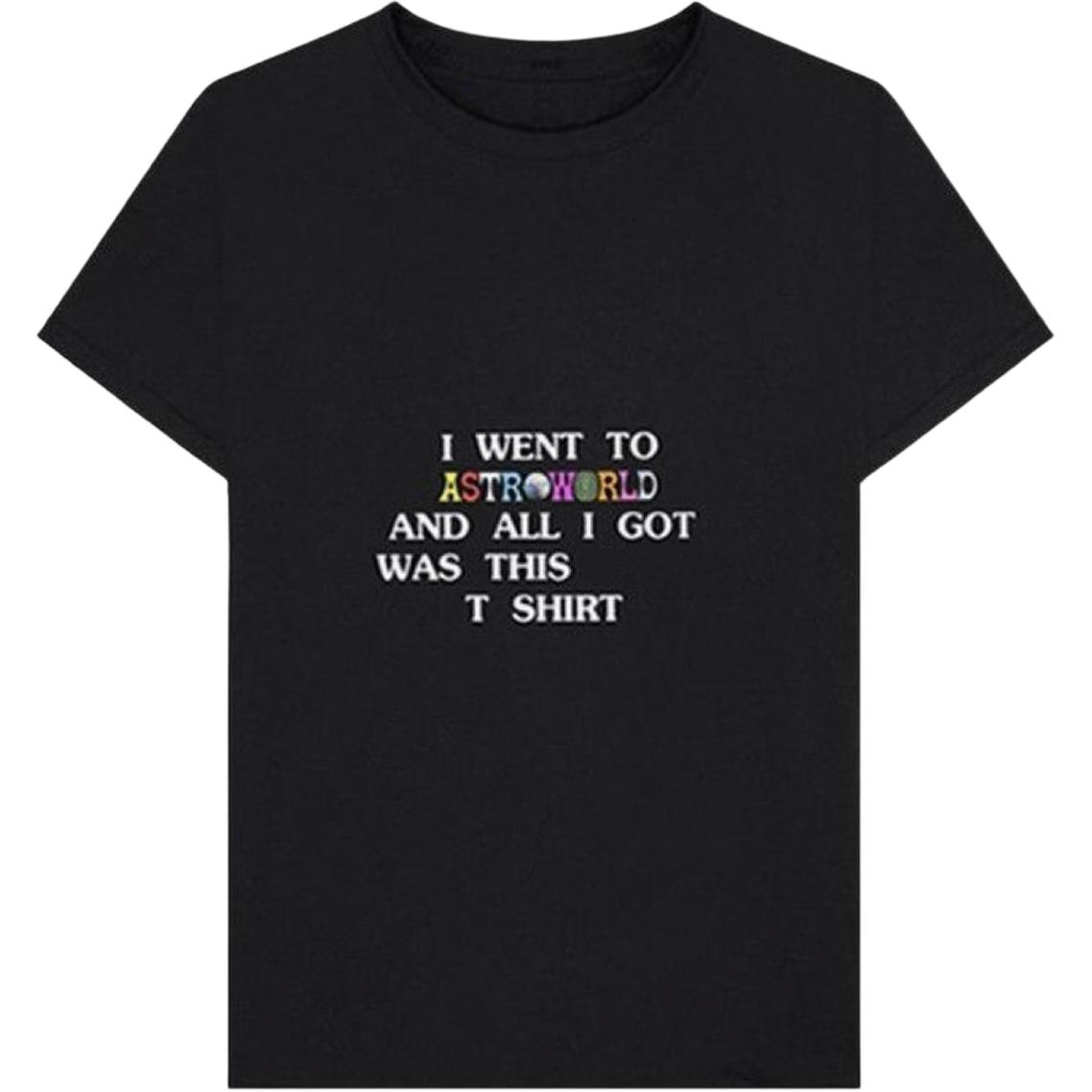 

Футболка Astroworld I Went To Astroworld Travis Scott, черный