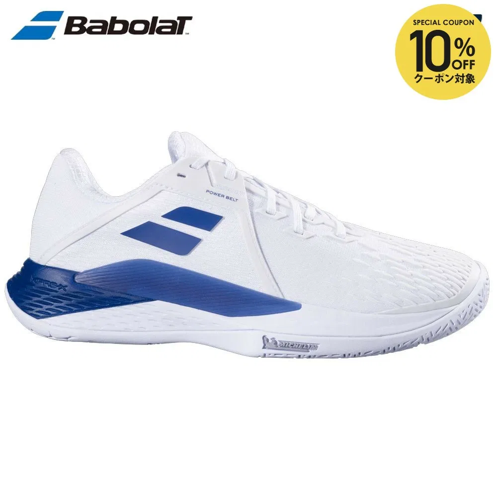 Унисекс кроссовки для тенниса «Propulse Fury 3 AC» от Babolat, Wh-Dark Blue (1069)