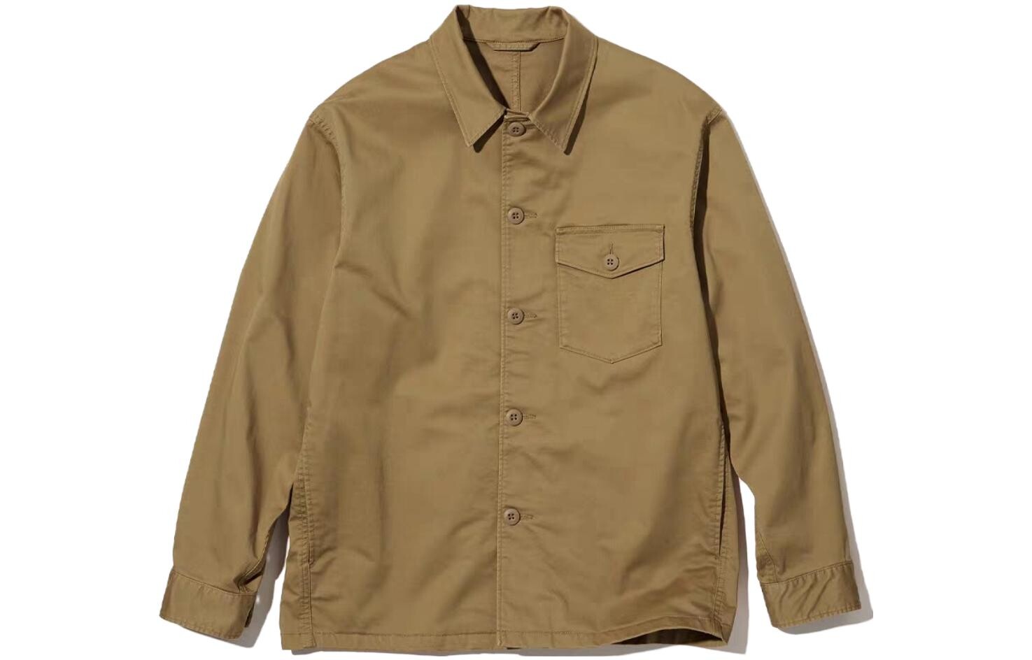 

Мужская рубашка UNIQLO, цвет Beige