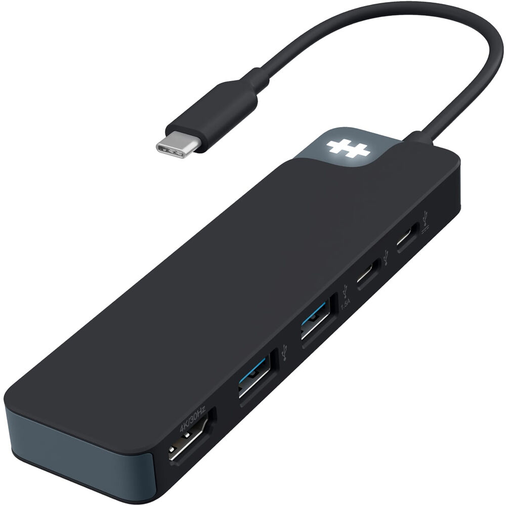 

Док-станция HYPER HyperDrive Flex 5-Port USB-C 3.2 Gen 1 Hub HD4101BKGL