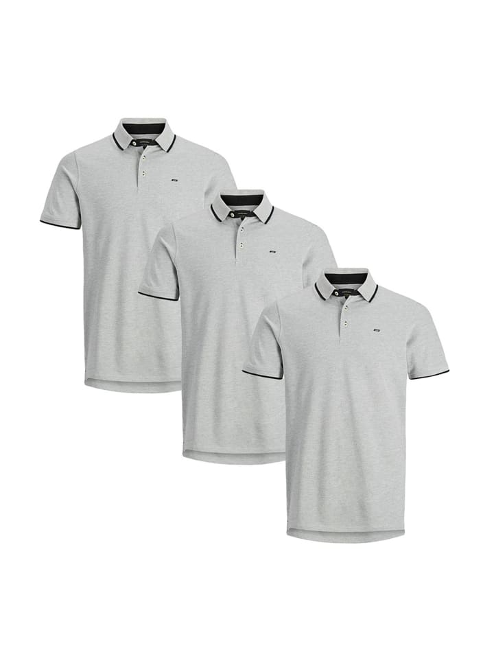 

Футболка поло Jack & Jones, цвет light grey melange