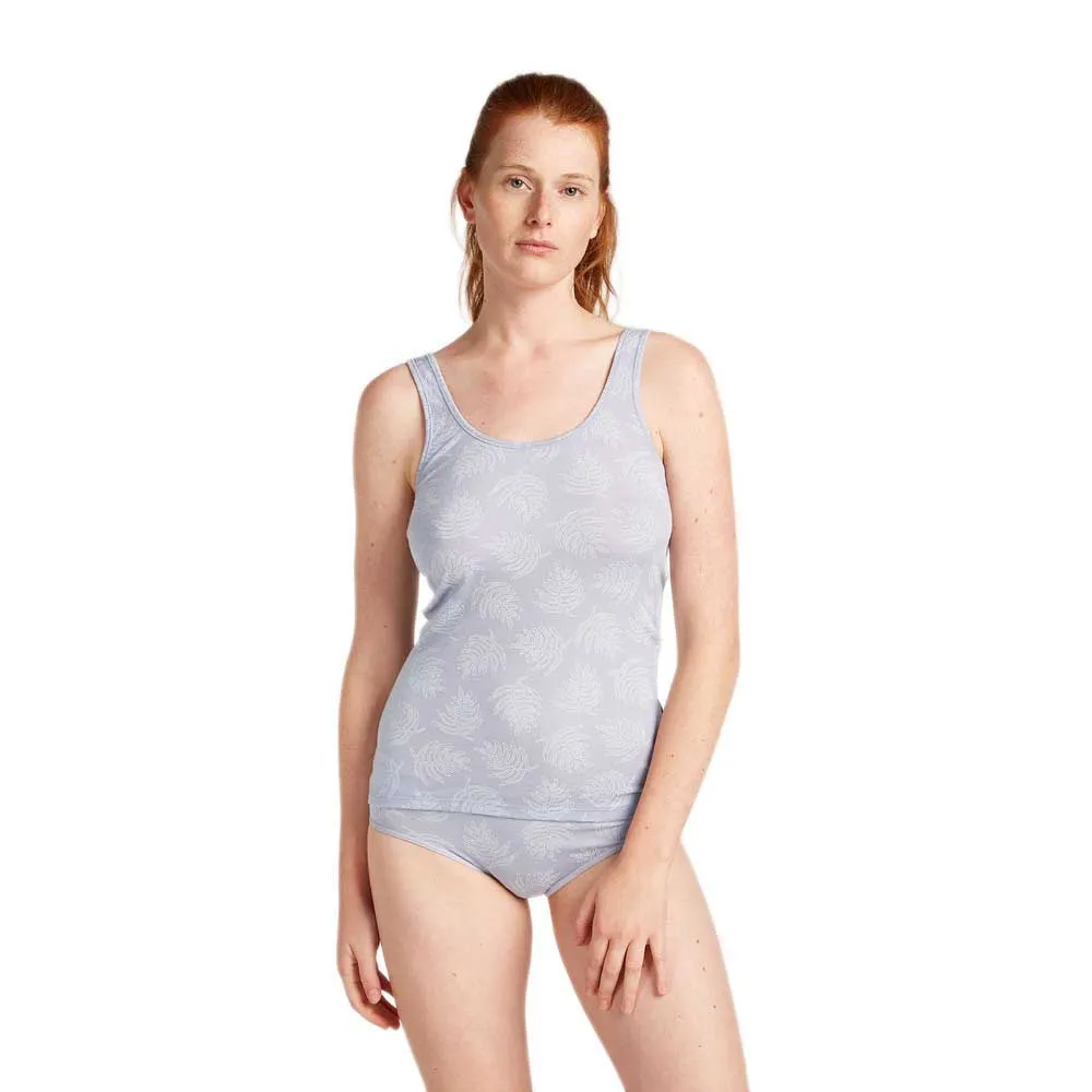 

Базовый слой Icebreaker Merino 150 Siren Fresh Ferns Aop sleeveless, серый