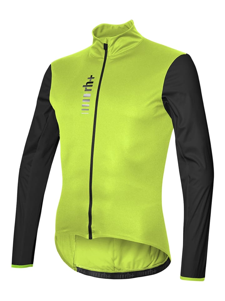 

Rh+ Велосипедная куртка Stylus Wind Jacket, цвет - ярко-салатовый, черный