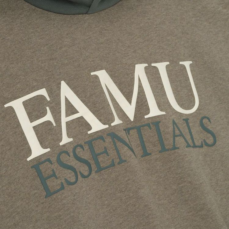 Худи Fear of God Essentials Famu Sport, коричневый — фото 3