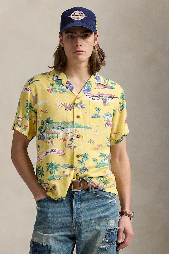 

Рубашка Polo Ralph Lauren, желтый