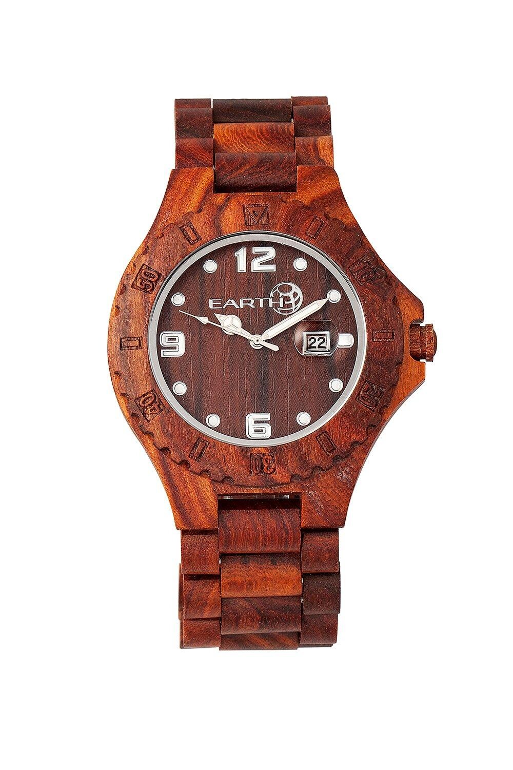 

Часы-браслет Raywood с датой Earth Wood, красный