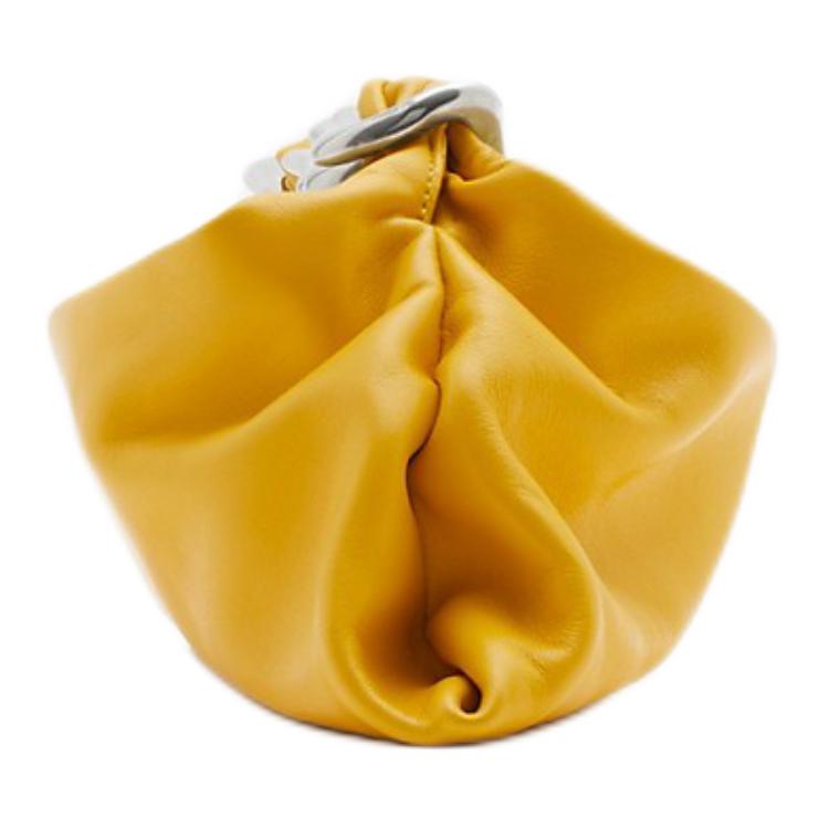 Женская мини-сумка Burberry из телячьей кожи Sunflower Yellow — фото 2