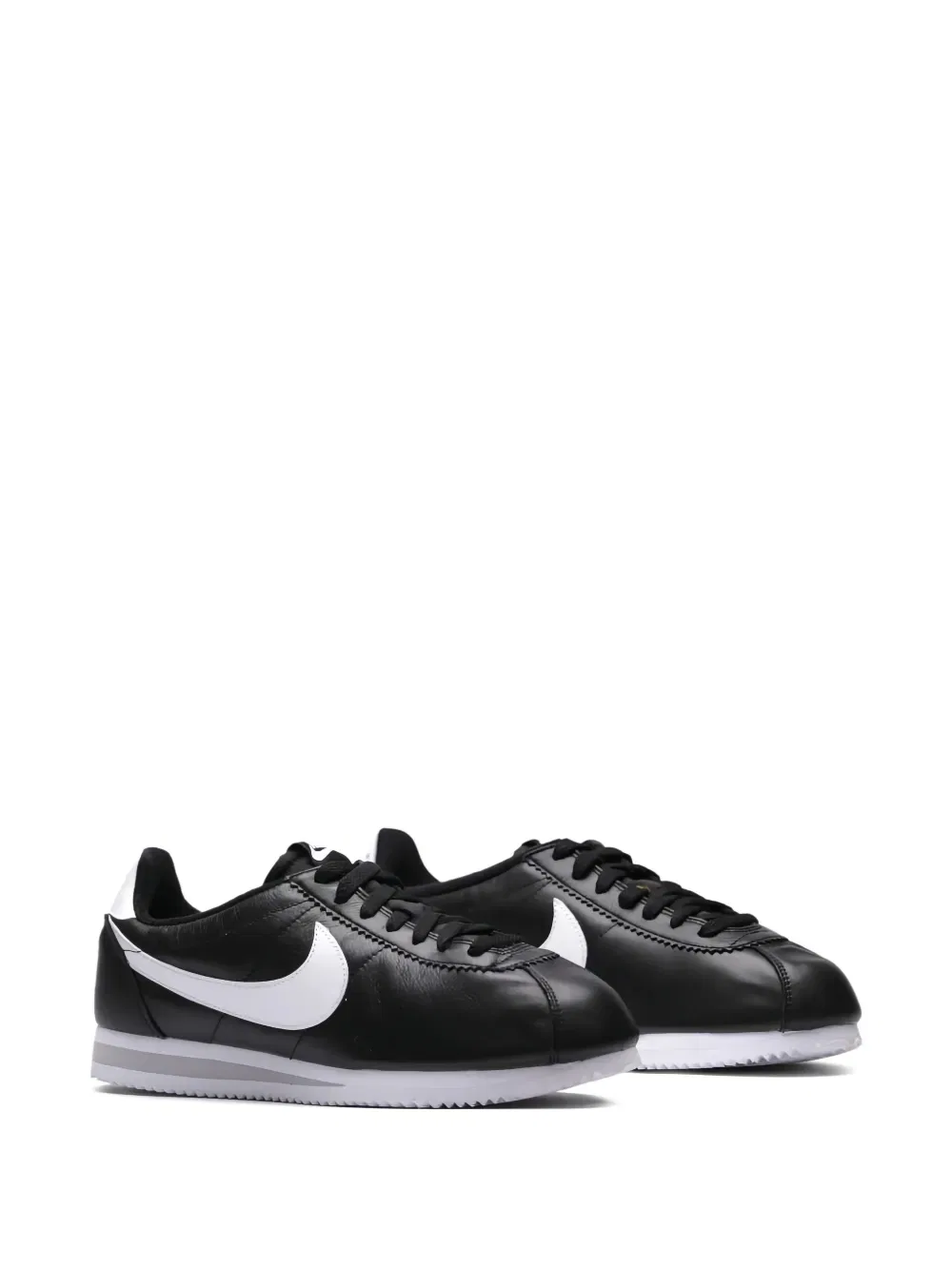 Классические кроссовки Cortez премиум-класса на шнуровке Nike, черный — фото 2