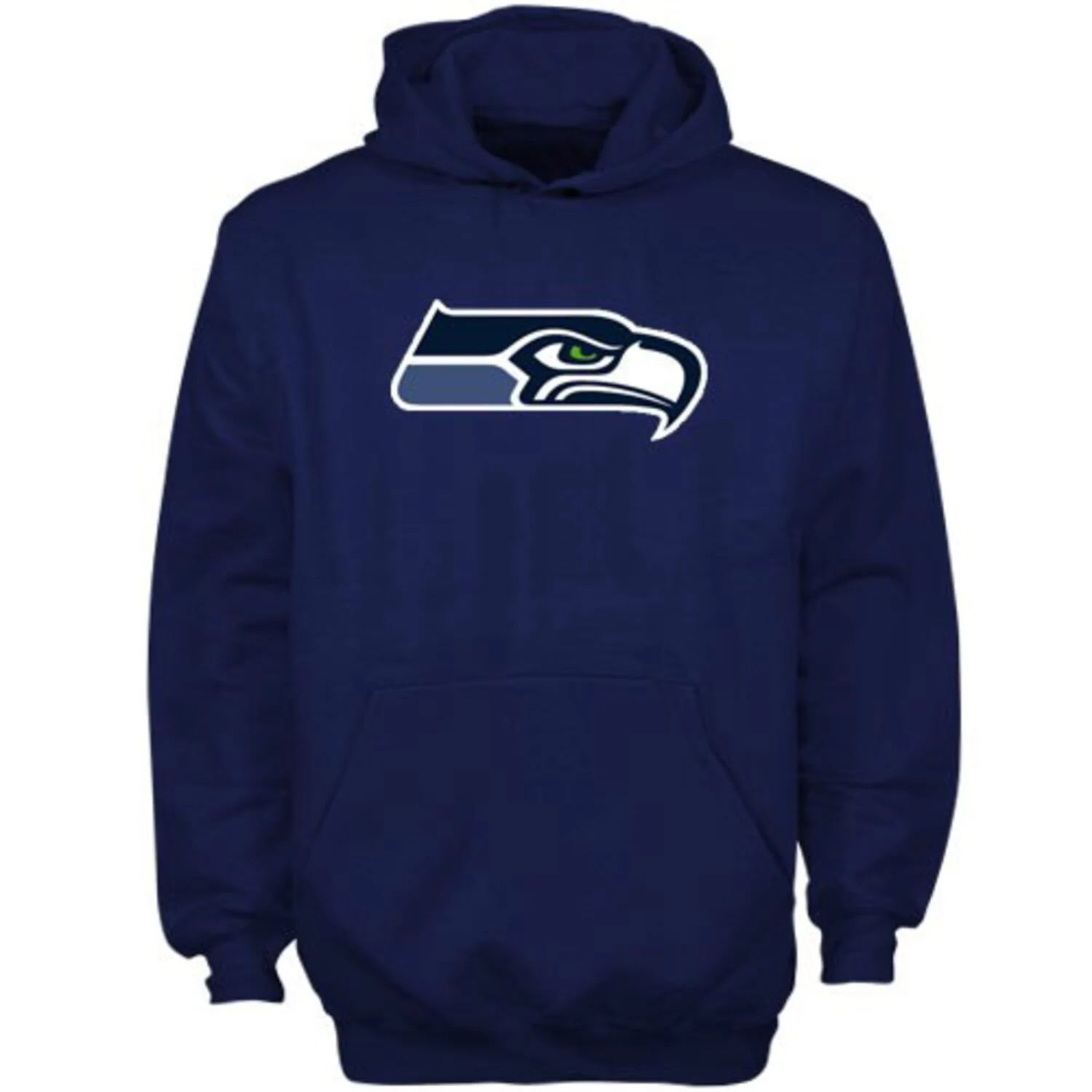 

Флисовая толстовка с логотипом Seattle Seahawks Youth Primary - College Navy Outerstuff