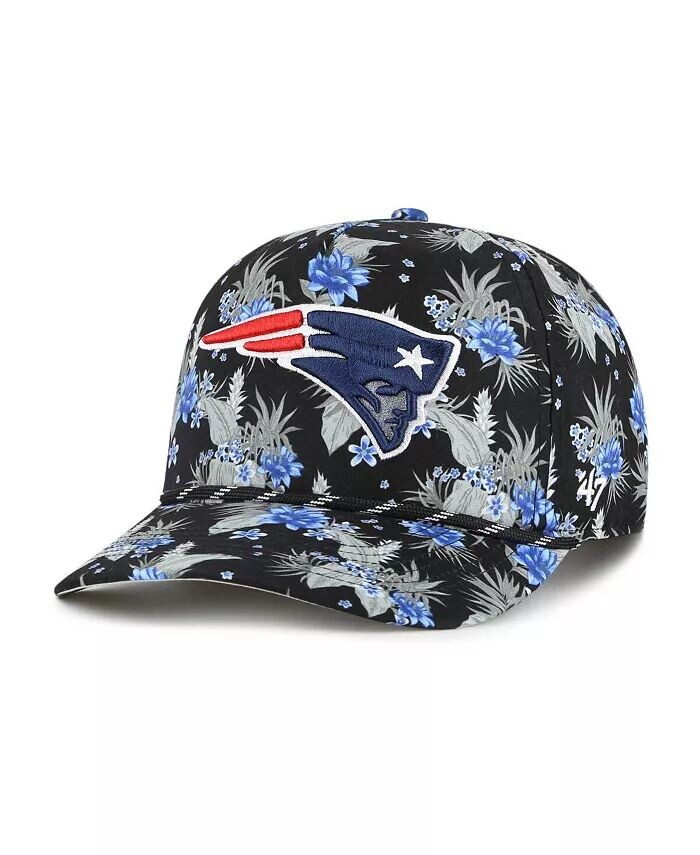 

Мужская черная регулируемая кепка New England Patriots Dark Tropic Hitch '47 Brand