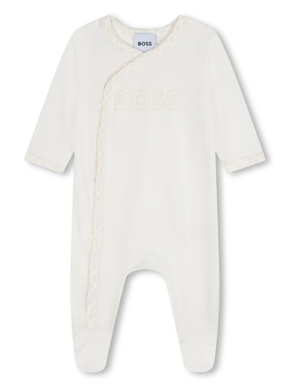 

Комплект Red Panda из трех комбинезонов BOSS Kidswear, белый