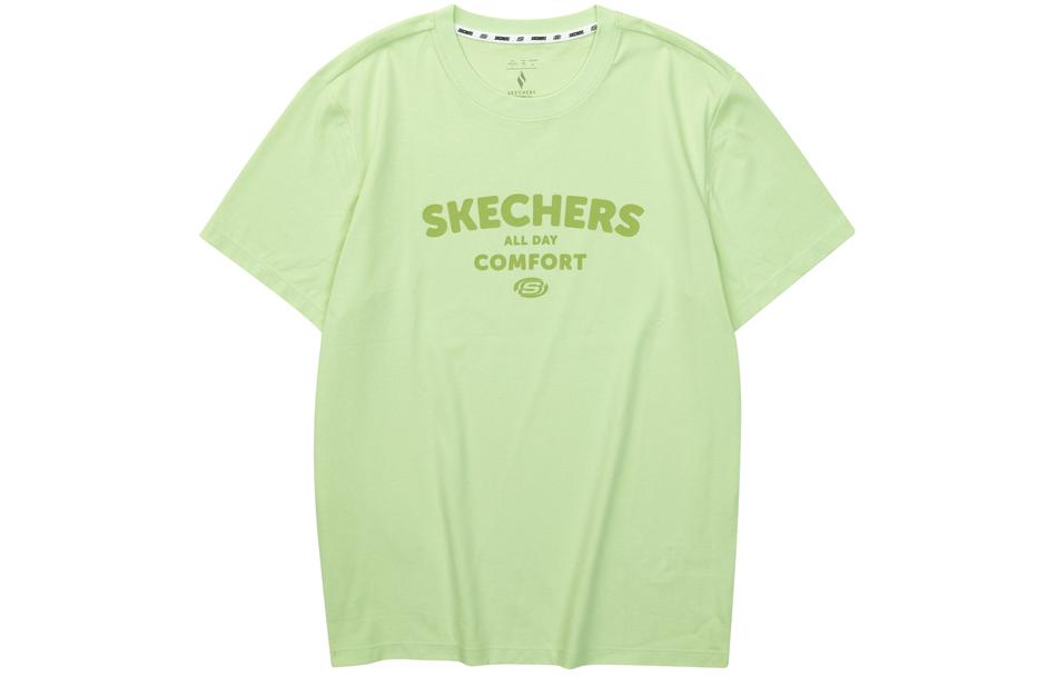 

Футболка унисекс светло-зеленая Skechers, Light Green/00QB
