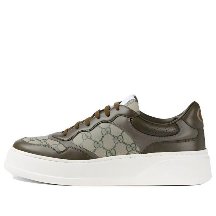 

Кроссовки Gucci GG Supreme Sneaker 'Beige Green', зеленый