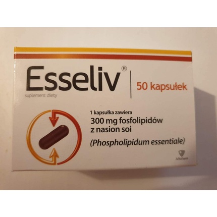 

Esseliv Phospholipid Травяная добавка против заболеваний печени и желчного пузыря, 50 капсул Aflofarm