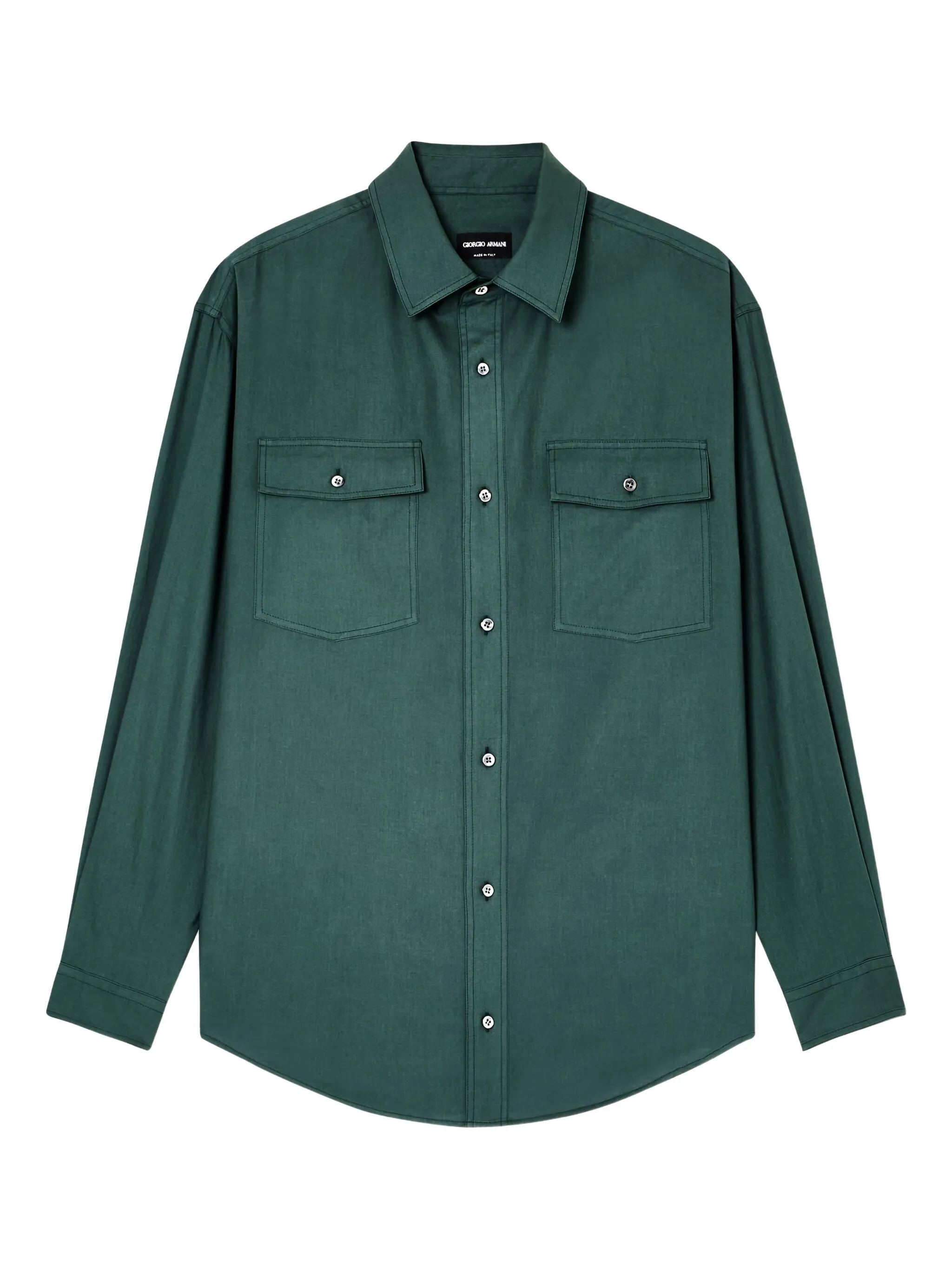 

Рубашка с длинными рукавами Giorgio Armani, зеленый