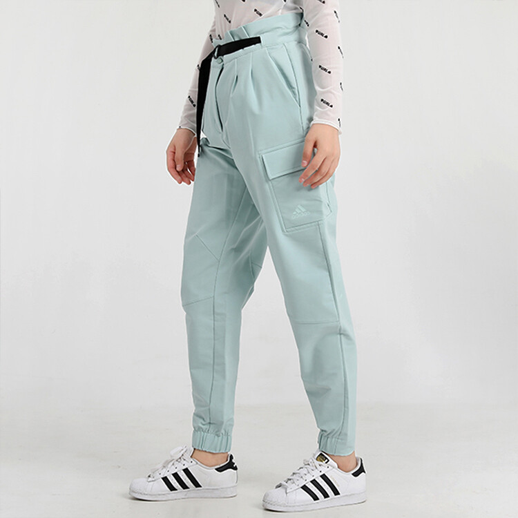 Брюки карго женские светло-голубые Adidas — фото 4