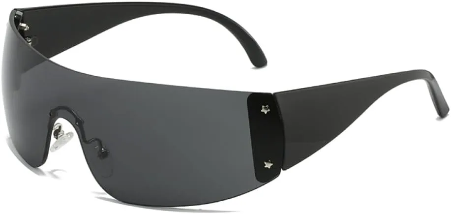 

MUTYNE Роскошные панк-солнцезащитные очки для женщин, цельные дизайнерские солнцезащитные очки с защитой от УФ-излучения UV400, унисекс, модные очки, Black