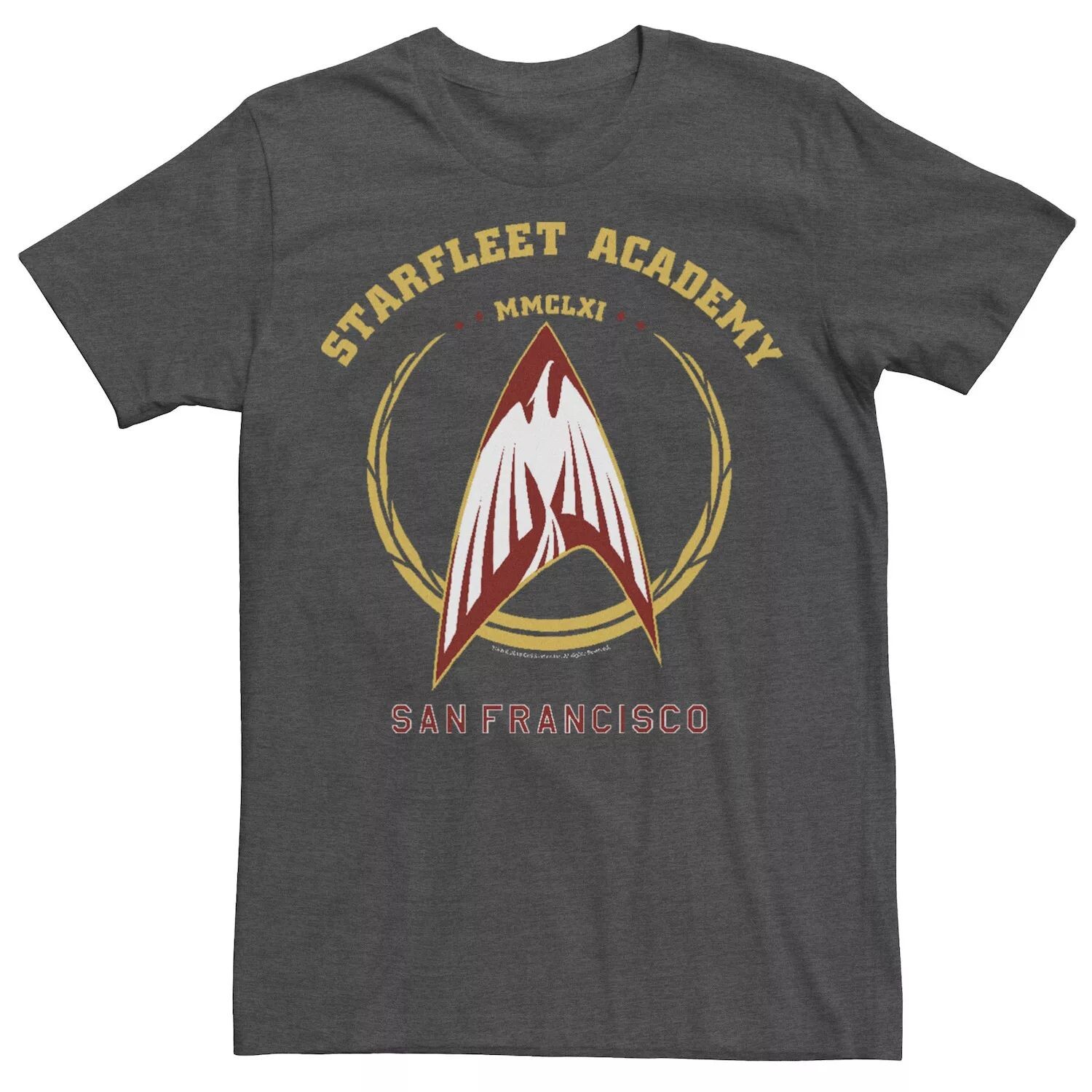 

Мужская футболка Star Trek Starfleet Academy Delta Crest Licensed Character