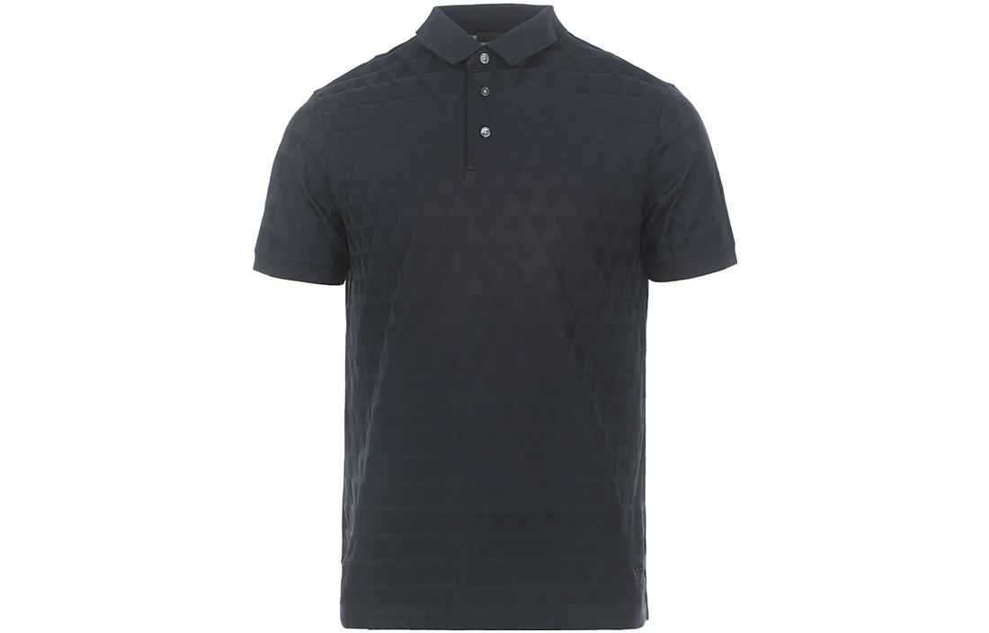 

EMPORIO ARMANI Мужская поло темно-синего цвета, Синий, EMPORIO ARMANI Мужская поло темно-синего цвета