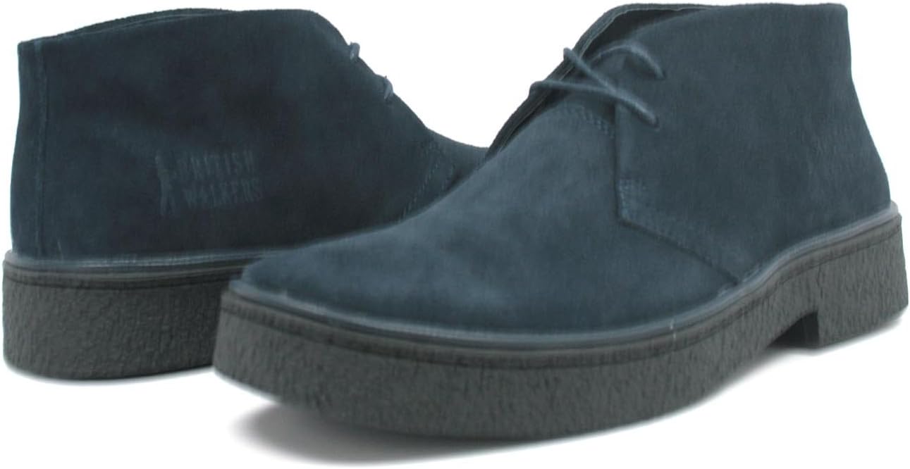 

Оригинальные мужские высокие ботинки Chukka Playboy от British Walkers British Collection, темно-синий