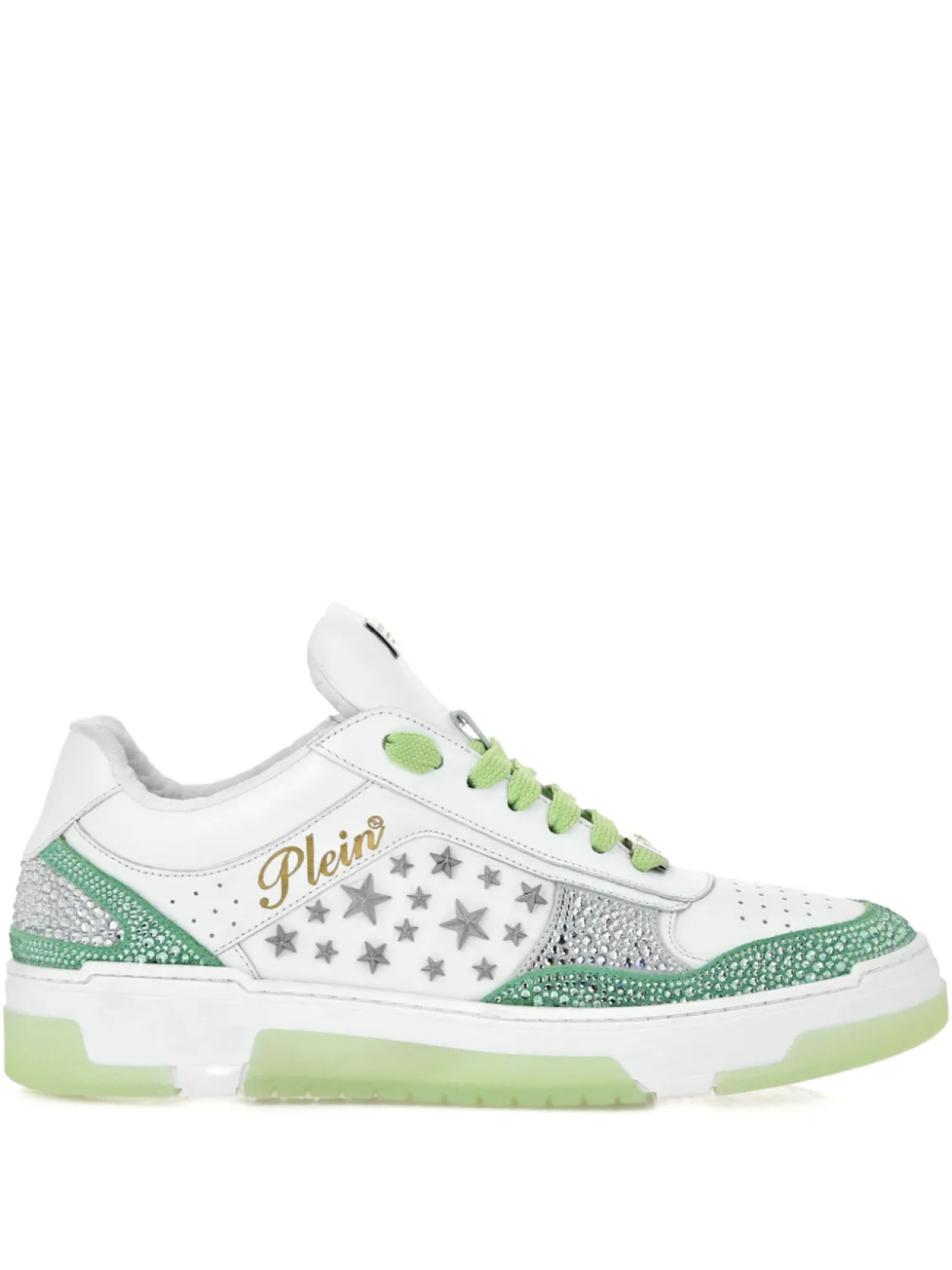 

Philipp Plein кроссовки с заклепками, белый